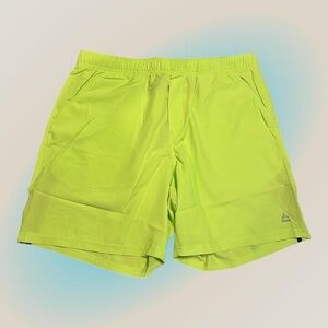 RBX Neon Green Performance Shorts